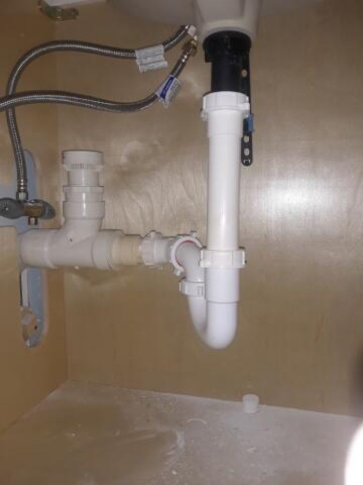 Sink drain installation